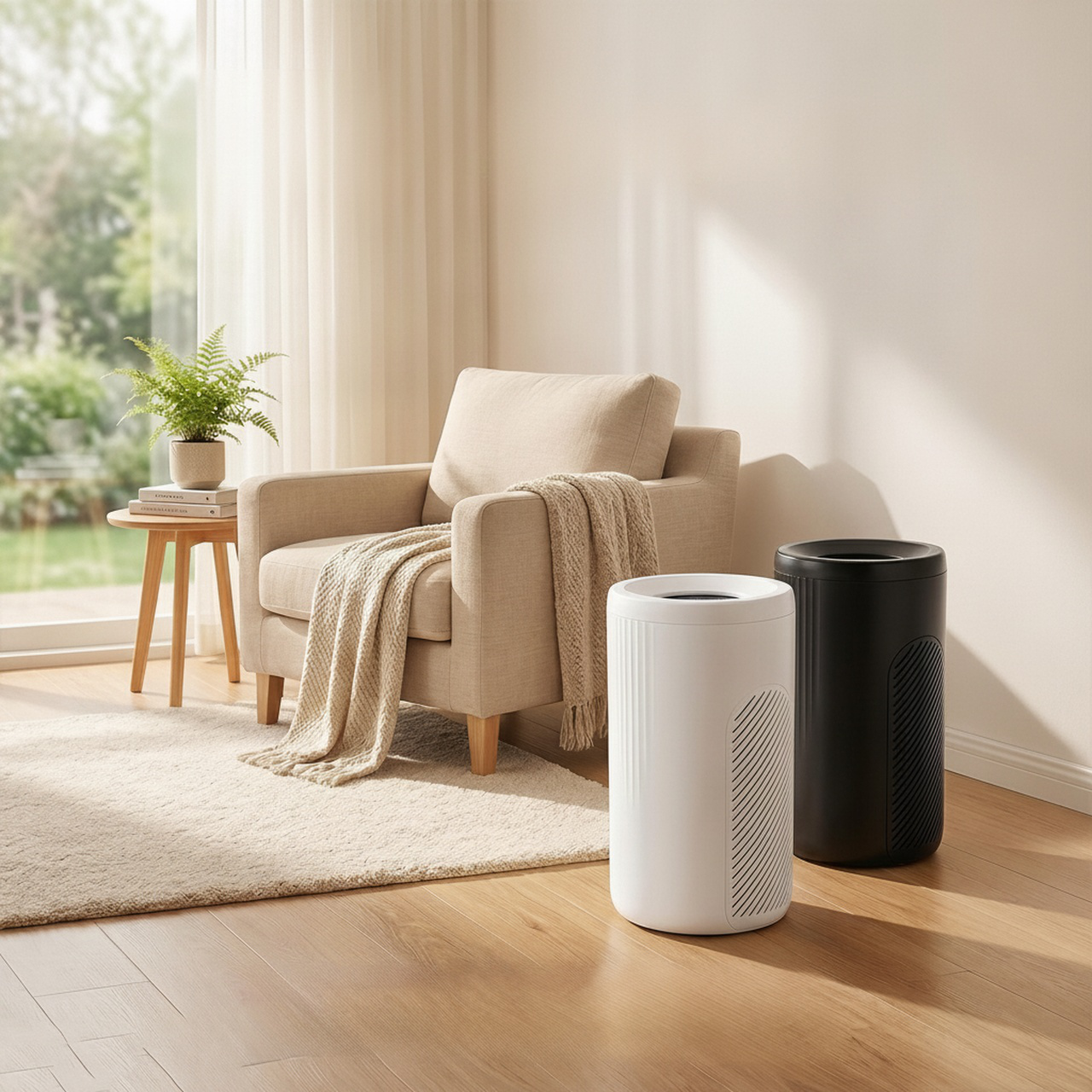 Pet-friendly air purifier for smoke and dust