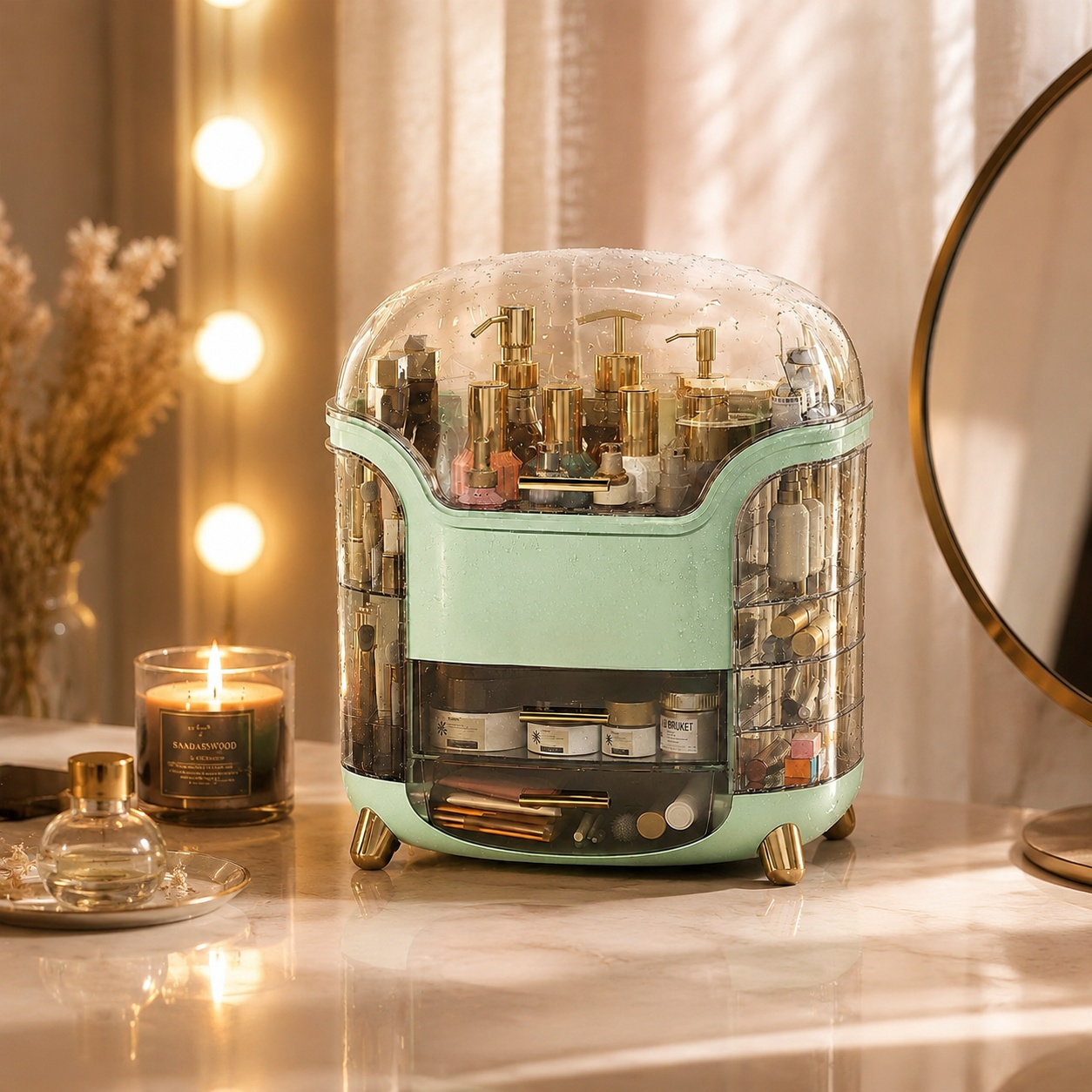 Large Capacity Vanity Table Makeup Storage Box