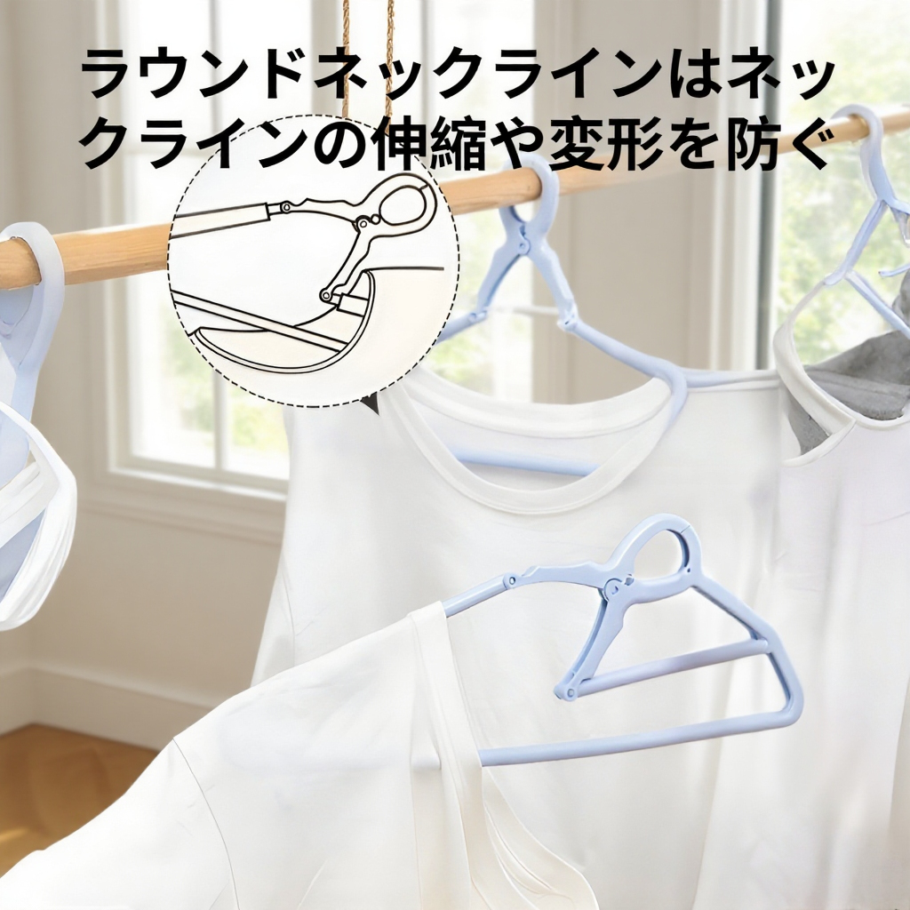 ベランダで使える防風ハンガー