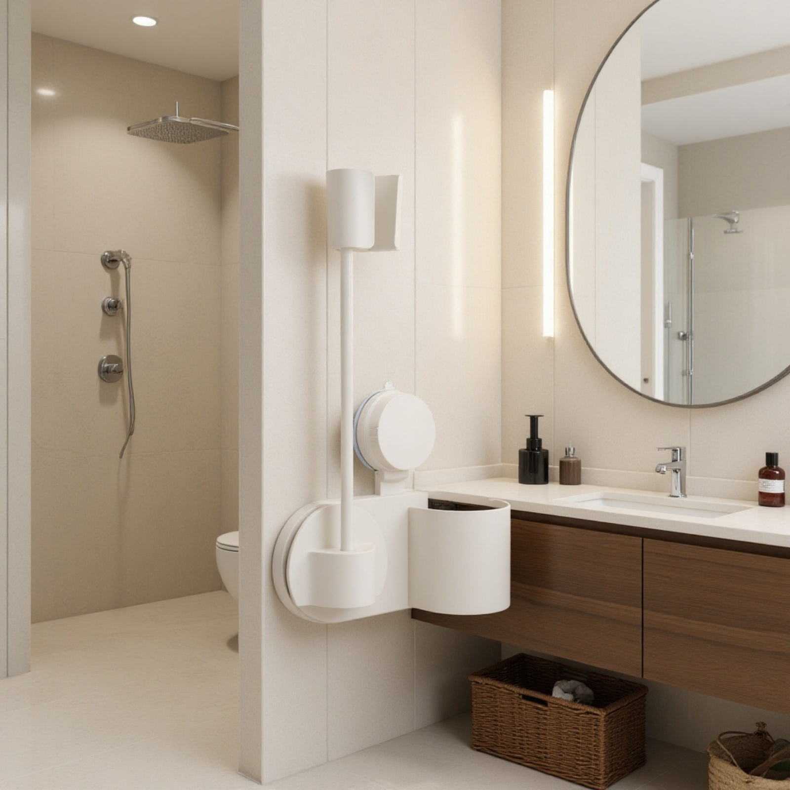 Soporte para secador de pelo manos libres