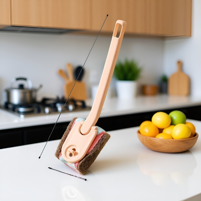 Cepillo de cocina con mango largo fácil de usar