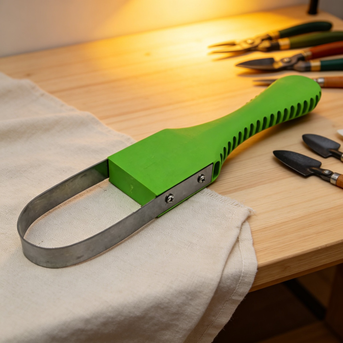 Ring-Schlaufe Unkrautentferner Kunststoffgriff Garten Hand-Unkrautentferner