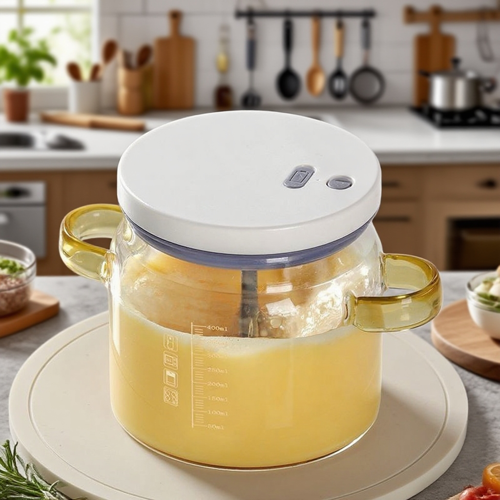자동 계란찜&거품 다기능 믹싱컵