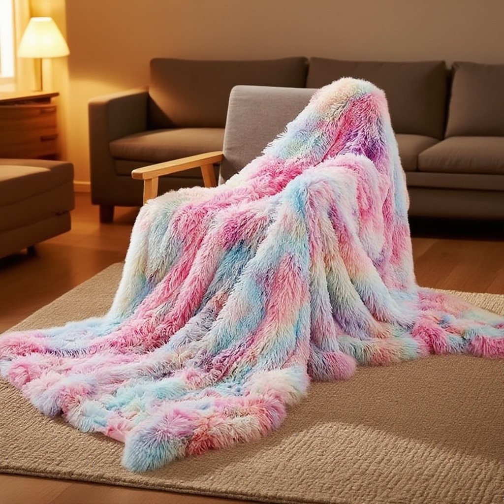 사무실 게으른 사람 낮잠 담요 소파 담요