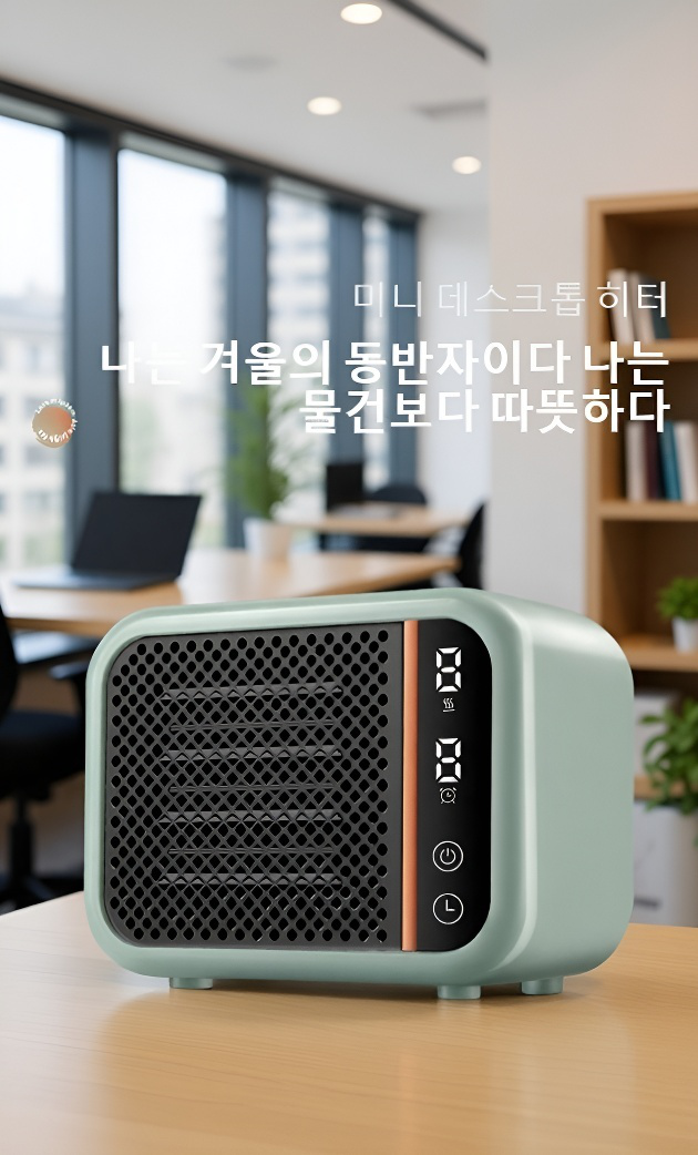 고출력 속열 테이블 온풍기 전체 이미지