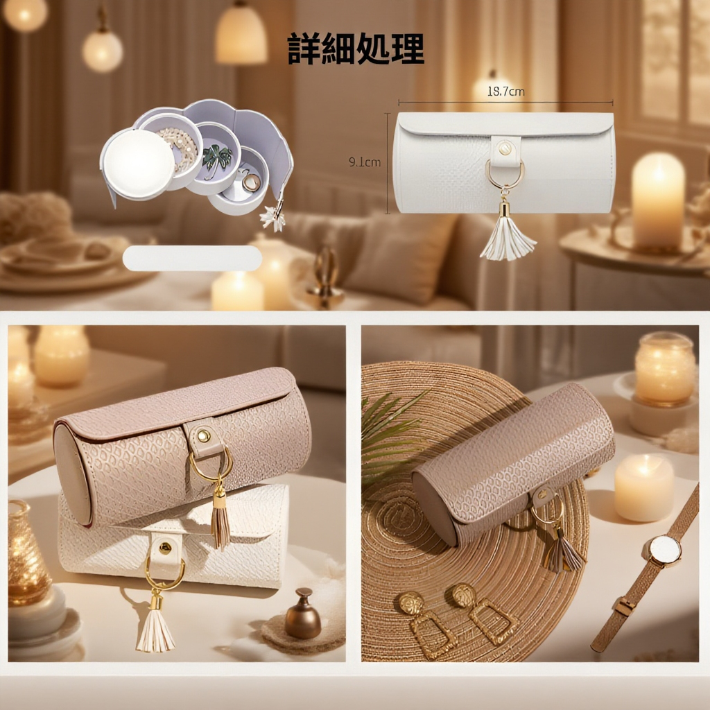 高品質素材のアクセサリー収納ボックス