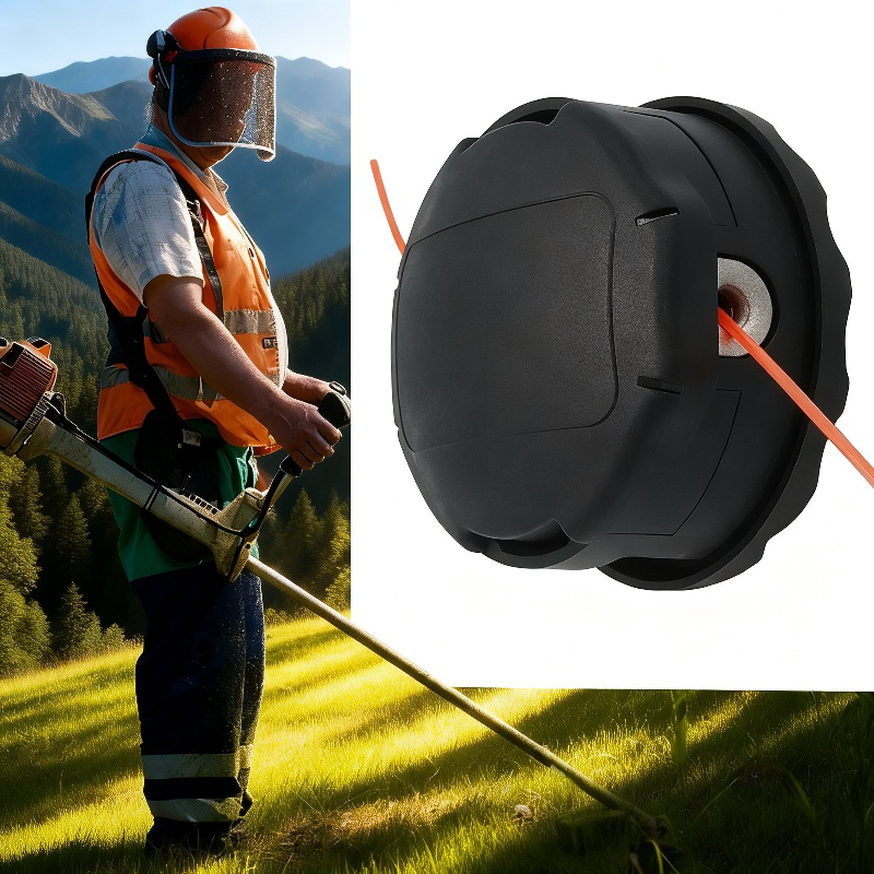 M10*1.25 Brush Cutter Head No-Disassembly Trimmer Line for Garden Tools