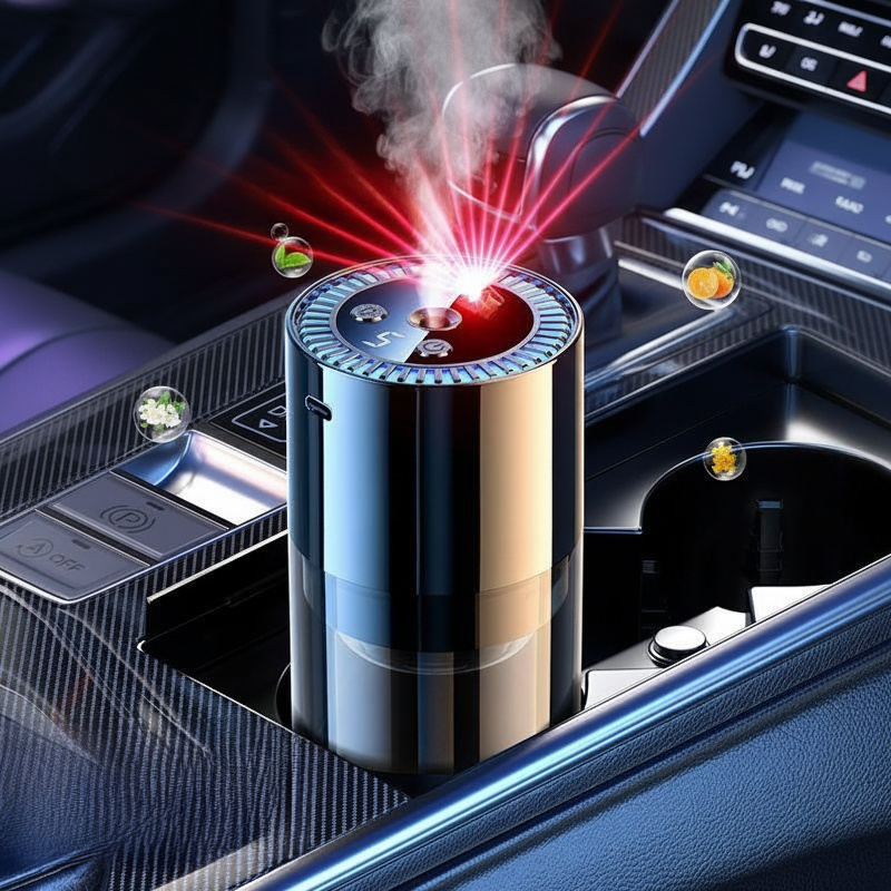 High-end Car Intelligent Aromatherapy Purifier Humidifier All-in-one Machine