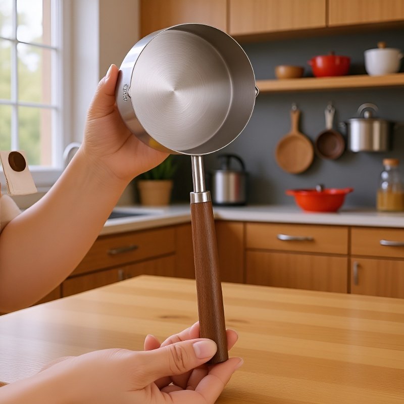 Einhand-Kochpfanne für Bab occupation zu Hause