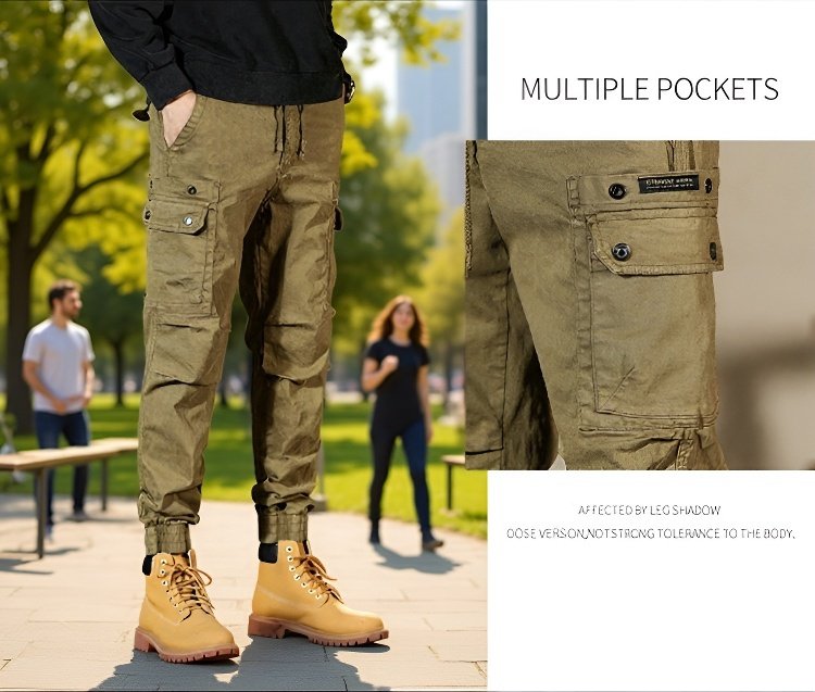 تفاصيل بنطلون كاجوال عصري