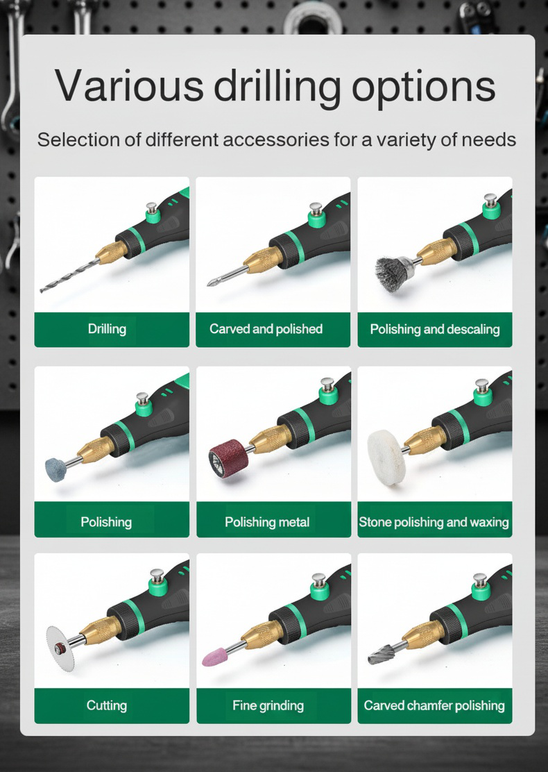 Micro small electric drill for woodworking and drilling
