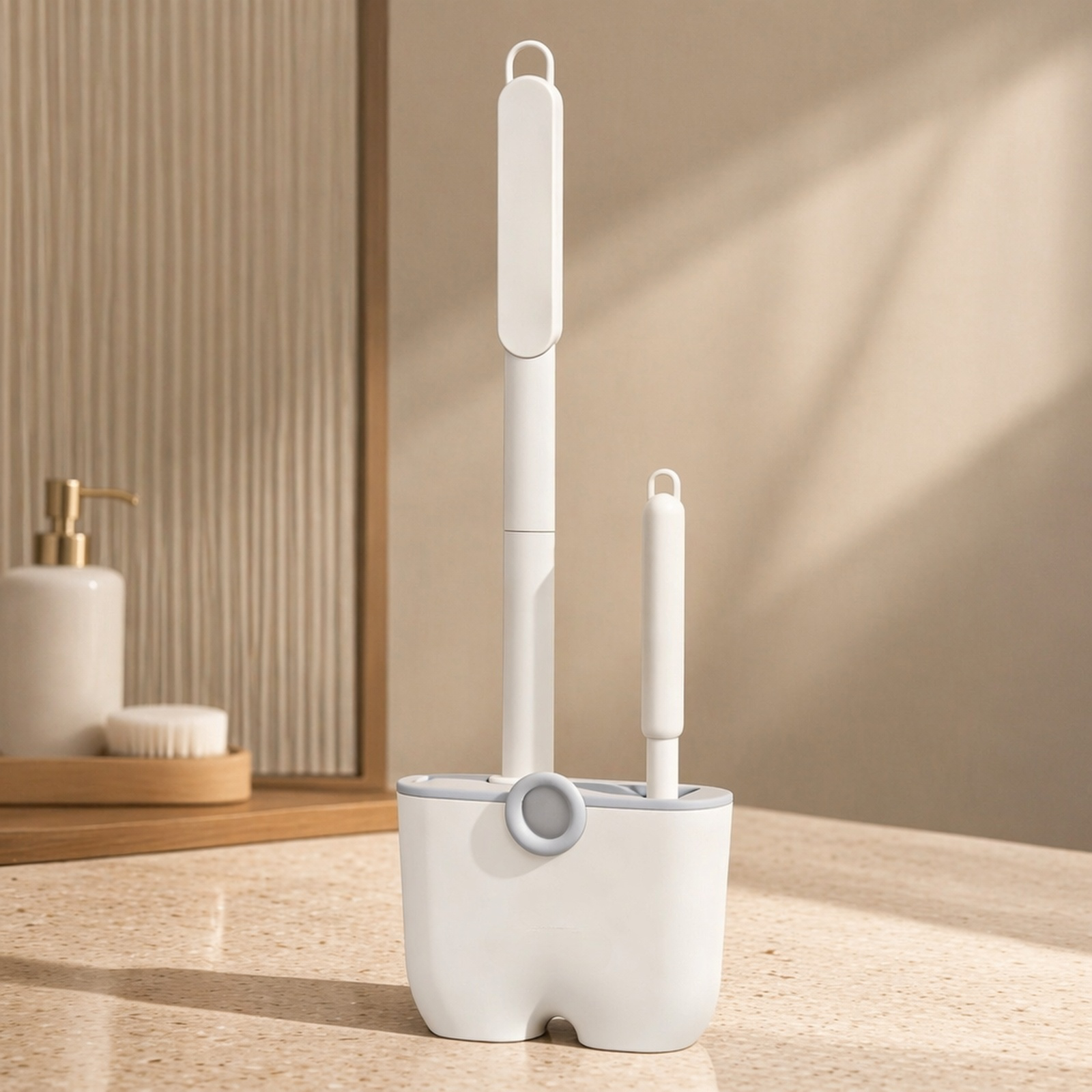 Portacepillo de baño de silicona para pared, fácil instalación sin perforaciones