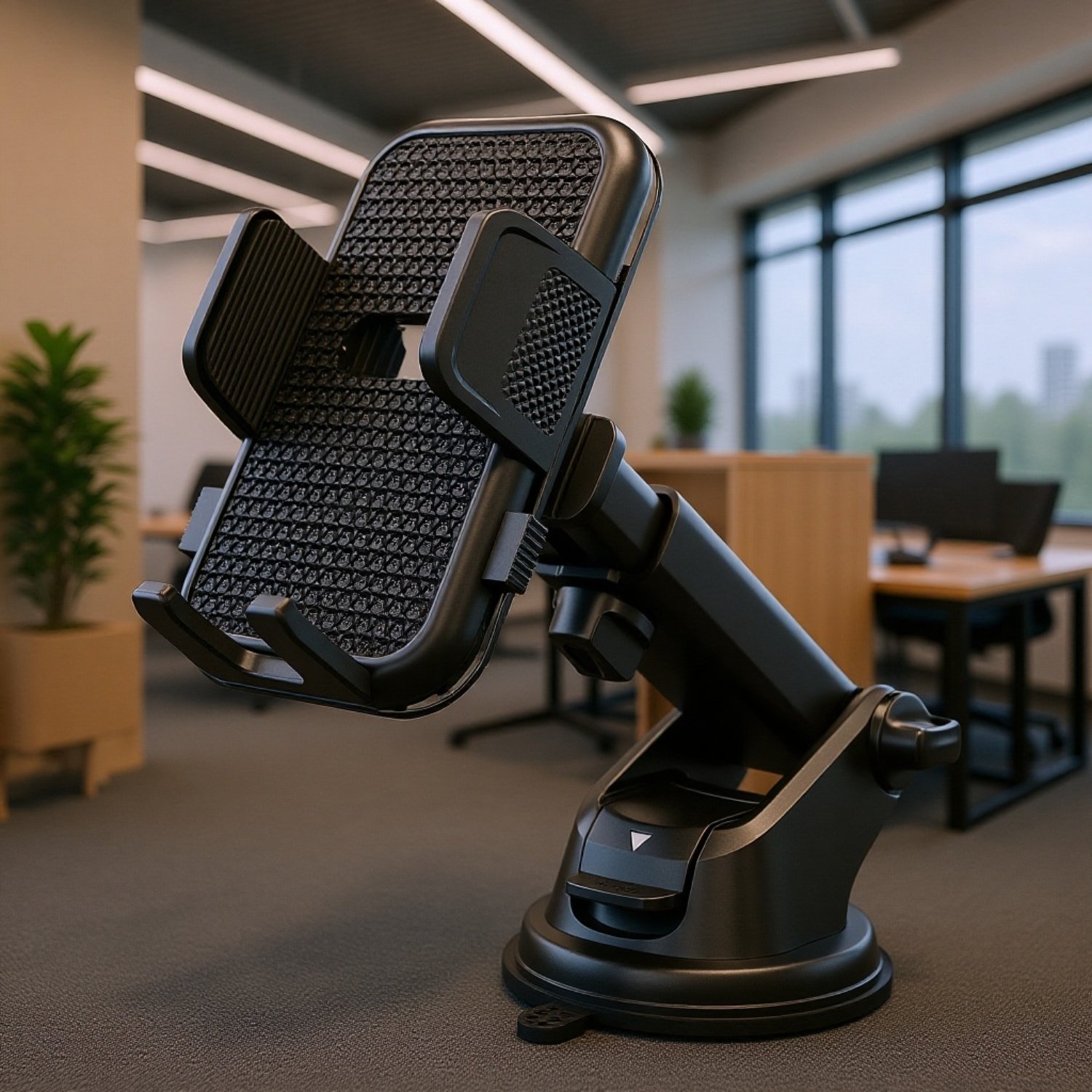 Support de téléphone pour voiture avec ventouse rétractable pour navigation