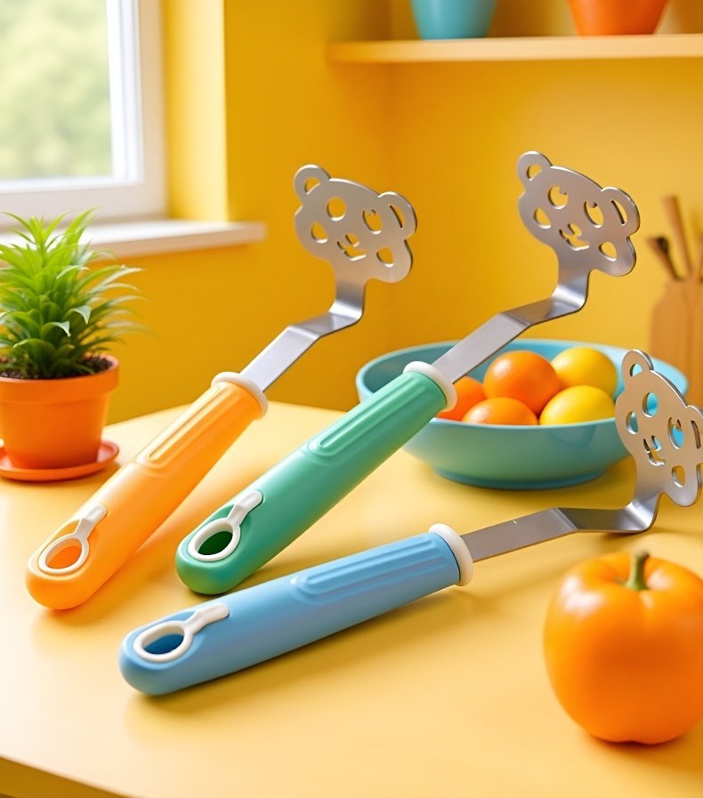 인체공학적 손잡이 감자 으깨기