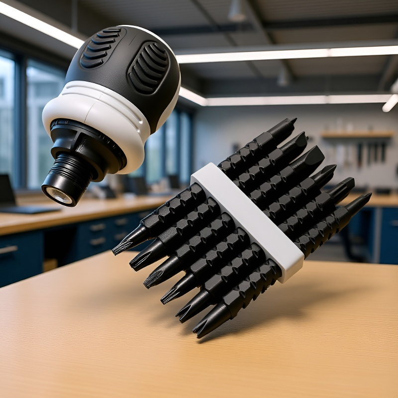 Set de destornilladores retráctiles de doble uso para el hogar, ahorro de esfuerzo