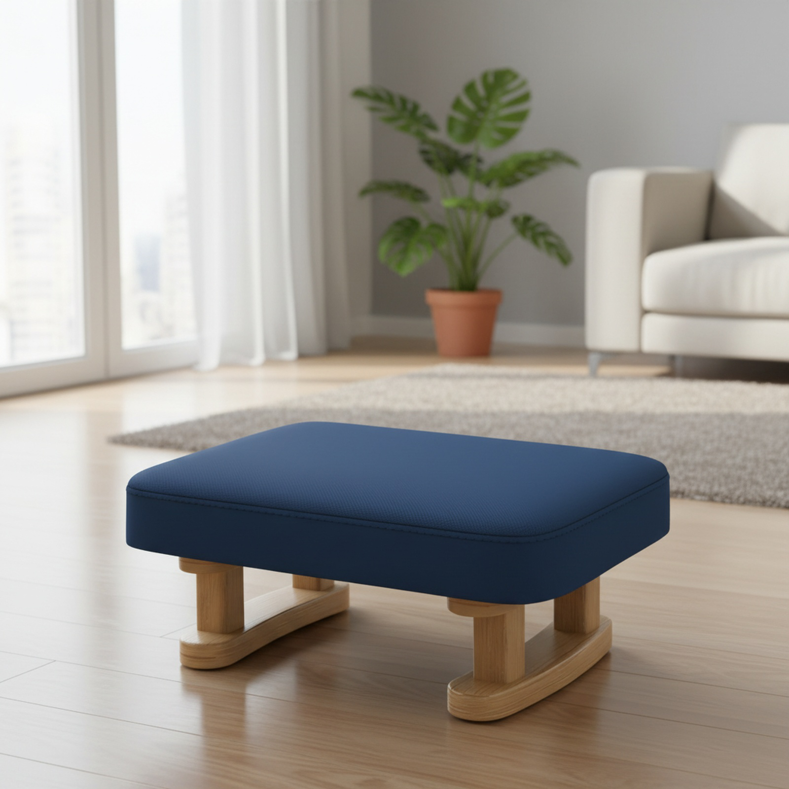 Japanese style legless chair foot stool home living room sofa stool soft pack sofa low stool door sh