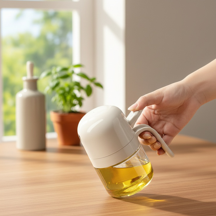 Accessoire de cuisine moderne pour distribution d'huile
