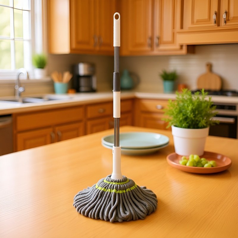 Household handsfree mop with bucket rotating mop absorbent bucket Cotton mop