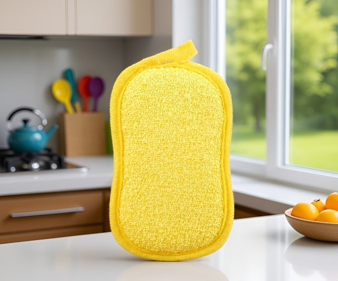 5色のスポンジを使い分けて清潔を保つ