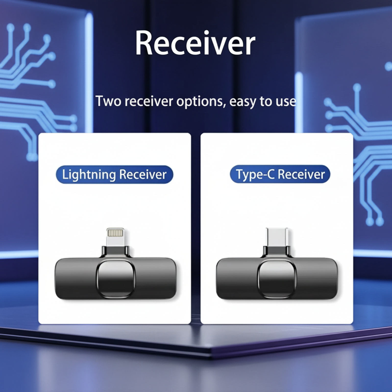 Easy-to-use Clip-on Microphone for presentations
