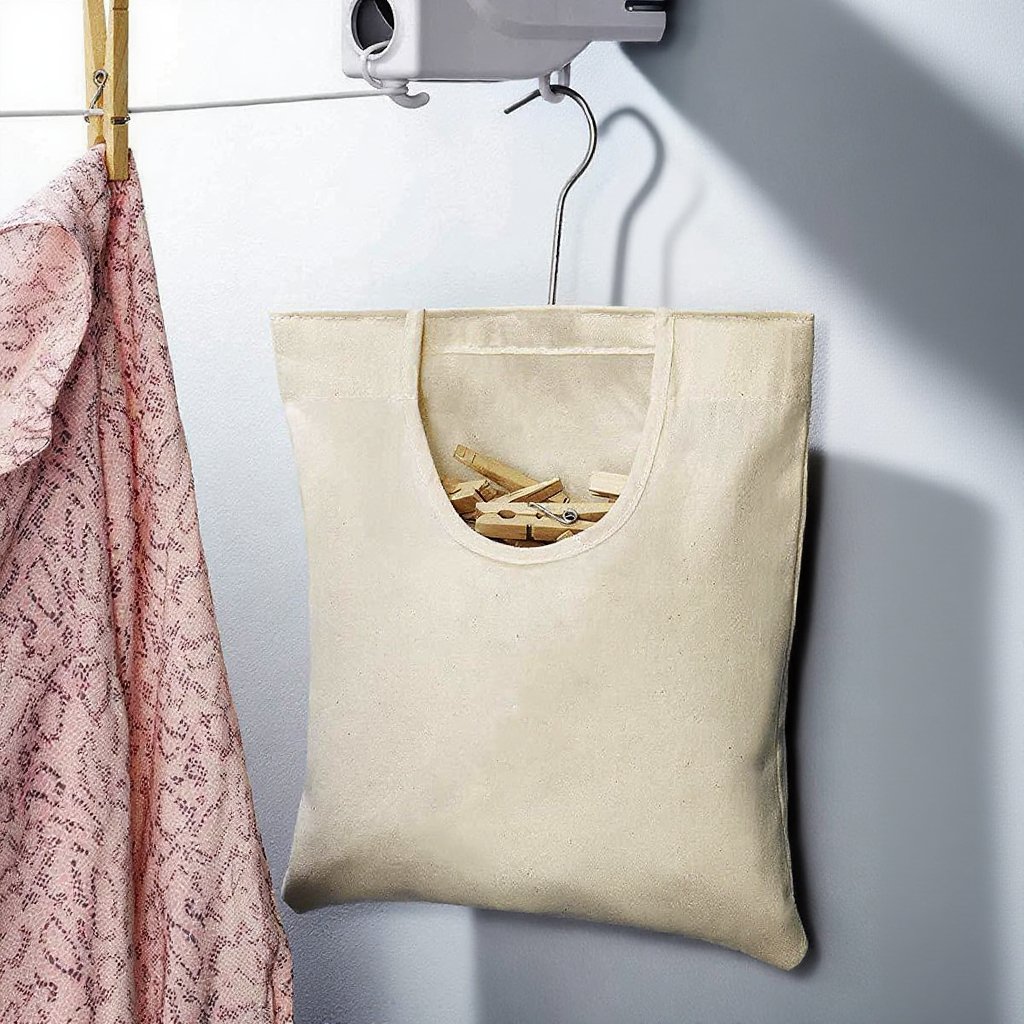 洗濯ばさみバッグ 洗濯ばさみ収納バッグ キャンバス吊り下げ キャンバス 屋外吊り下げ 洗濯ばさみ収納バッグ