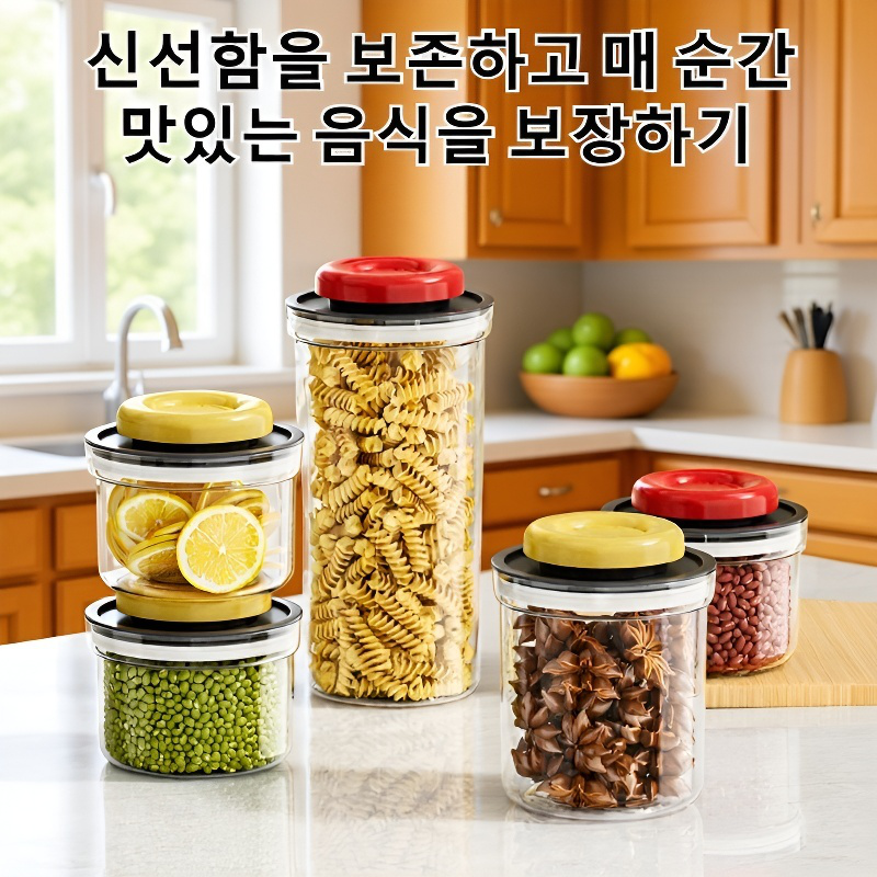 진공 압력 방습 곡물 밀폐용기