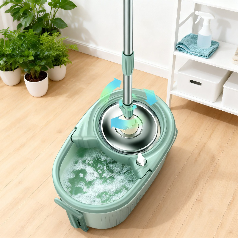 Carro multifuncional de fregona doméstica resistente a la corrosión