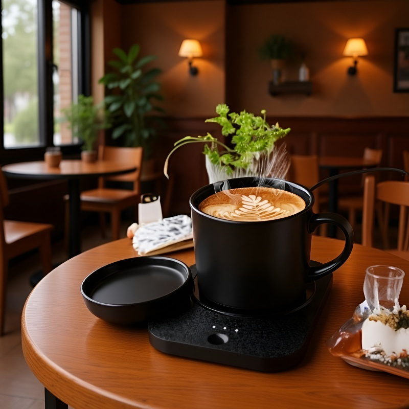 Constant temperature cup pad insulation cup pad coffee insulation pad 3 stage temperature setting au