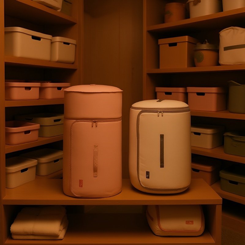 지퍼로 안전하게 잠글 수 있는 정리함