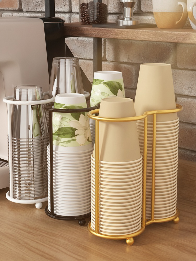 Hygienic paper cup storage solution