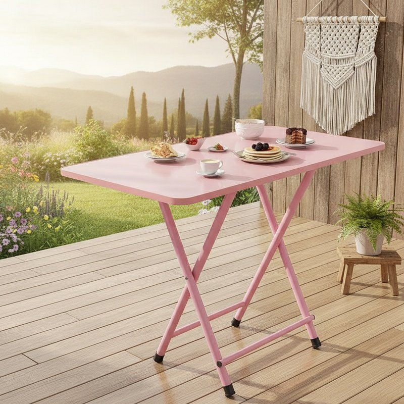 Portable Folding Dining Table Student Study Desk Dormitory Multi-functional Table