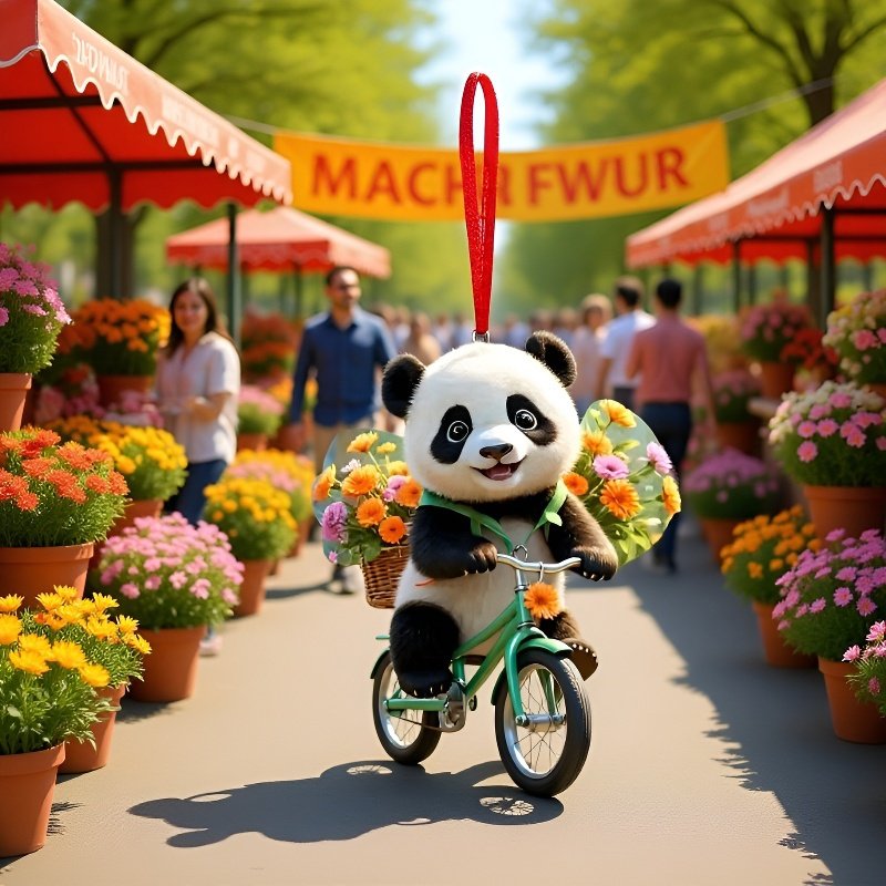 판다 테마 차량 액세서리