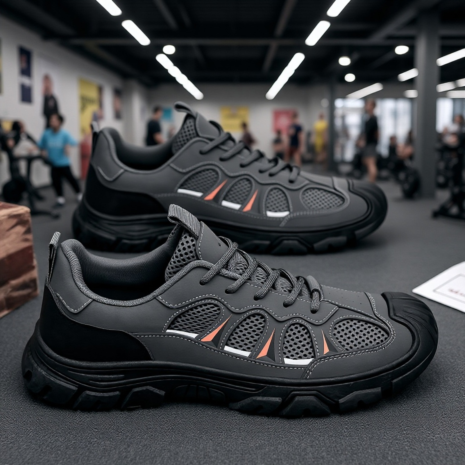 ソフトソールシューズメンズ2025新しい滑り止め耐摩耗労働保護靴アウトドア通気性ハイキングシューズスポーツメンズシューズ