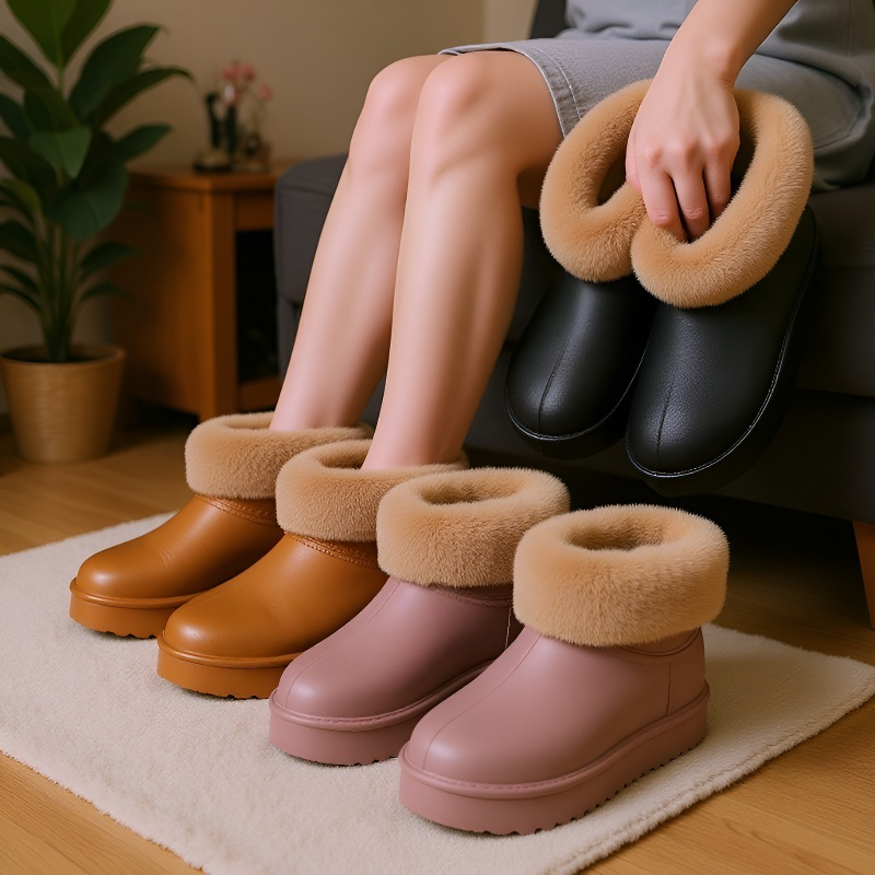 기모 면화 여성 방수 소프트 에바 소재 스노우 미끄럼 방지