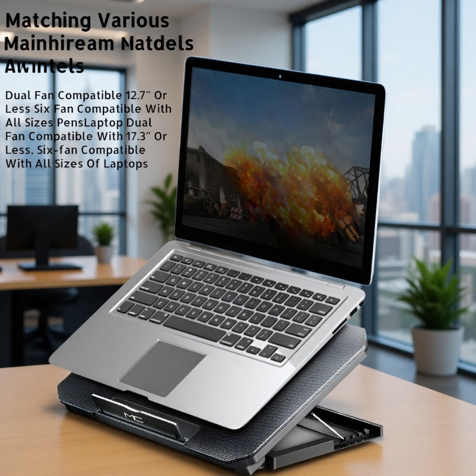 MC notebook radiator lifting bracket folding storage air-cooled desktop computer cooling base bracke