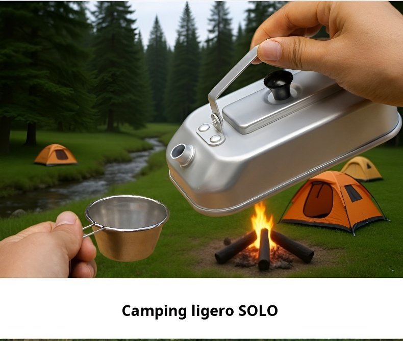 Hervidor pequeño para actividades al aire libre