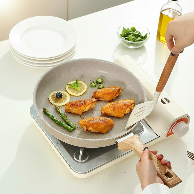 Maifan-Stein Antihaft-Bratpfanne für Steak, multifunktional