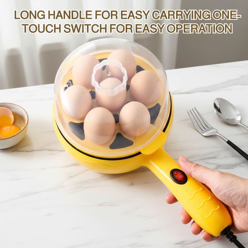 Multi-functional Mini Electric Cooker for Boiling and Frying Eggs