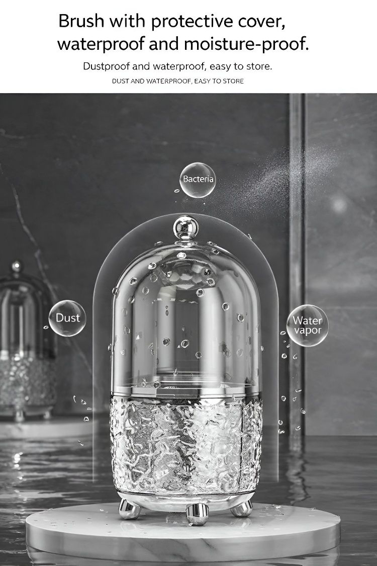 Modern cosmetic brush organizer for beauty enthusiasts