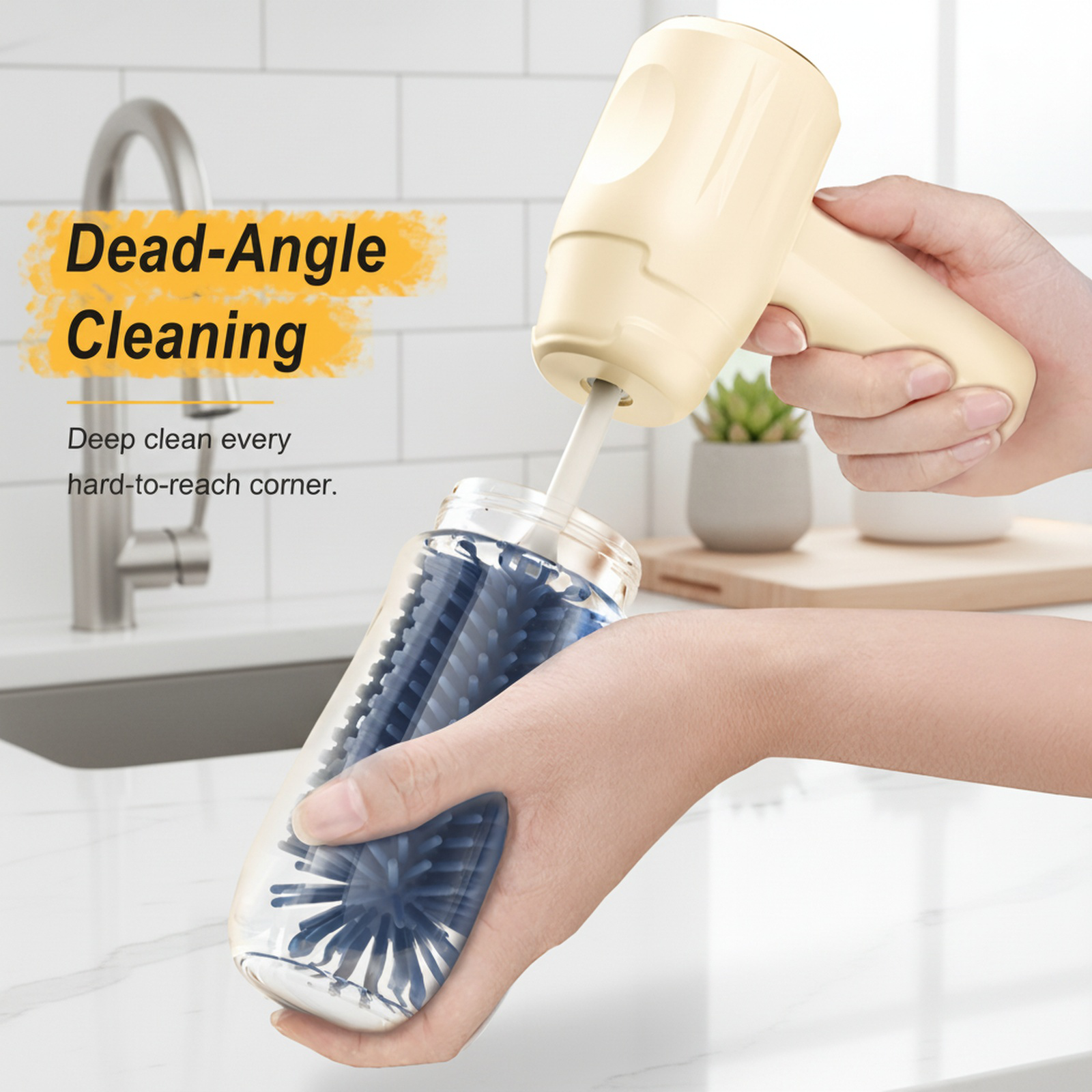 Convenient Electric Bottle Cleaning Brush