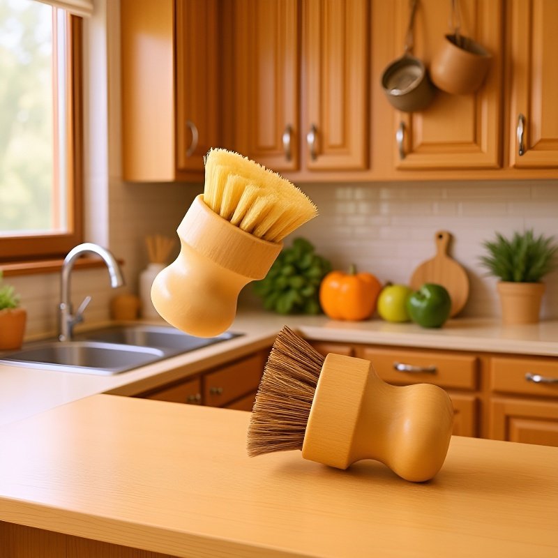 天然素材の食器洗いブラシ