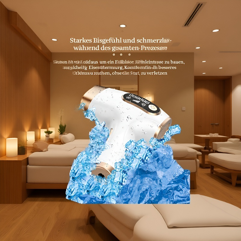 Effektive Haarentfernung mit Saphirkühlung