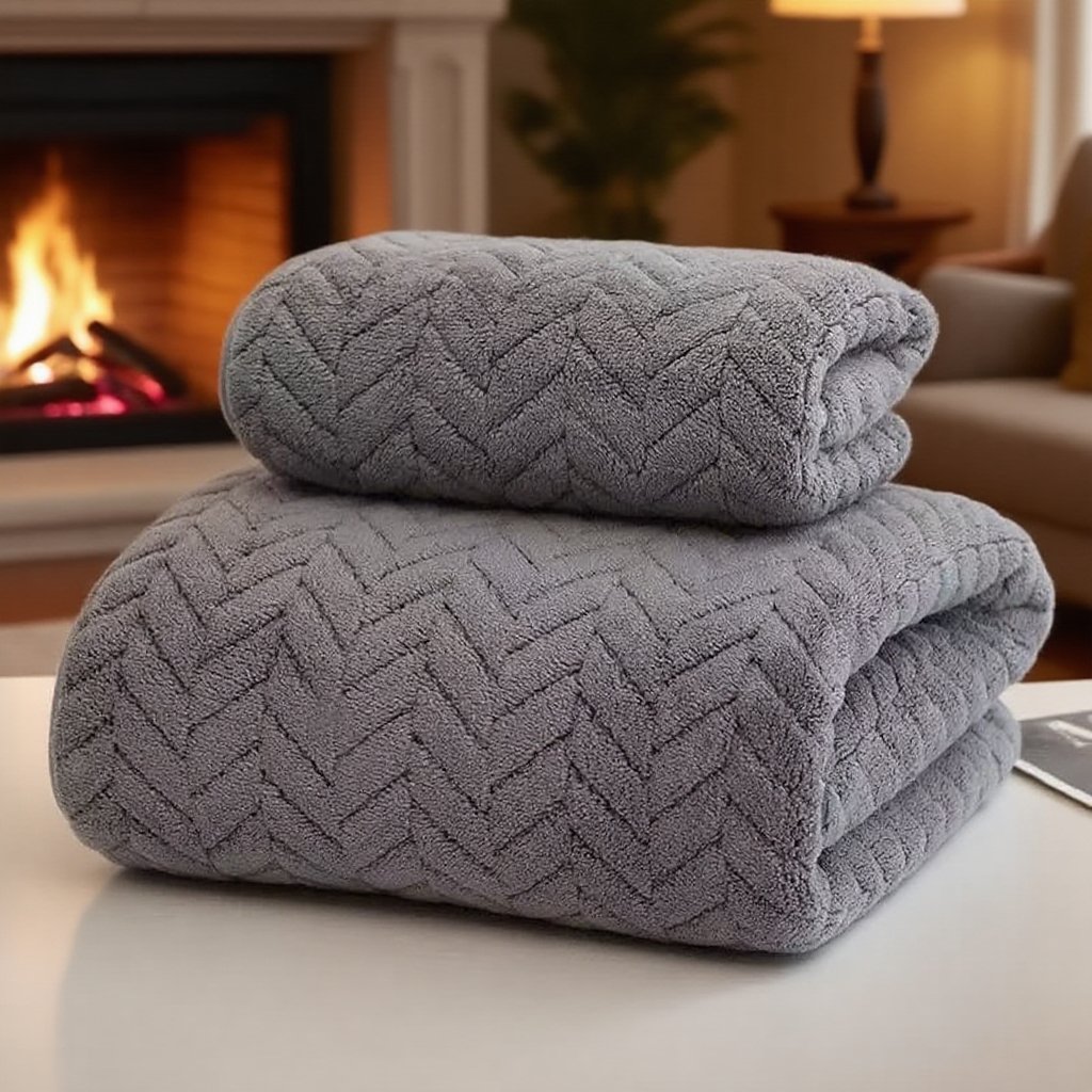 家用珊瑚絨洗臉毛巾