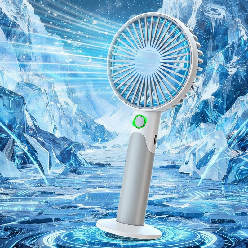 Portable USB Rechargeable Handheld Mini Fan