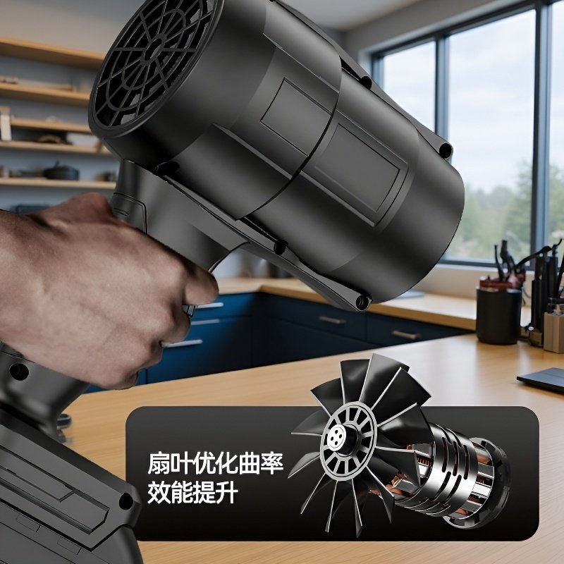 Hand-Turbogebläse für starken Luftstrom