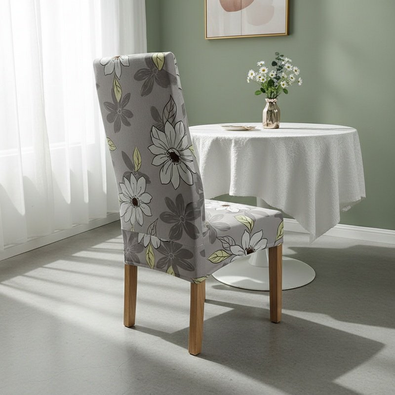 Slanting Chair Covers Chair Covers Various Patterns Office Stretch Printed