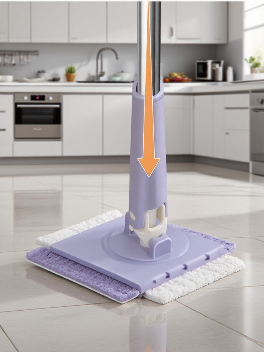 집에서 사용하는 게으른 사람용 미니 청소 걸레