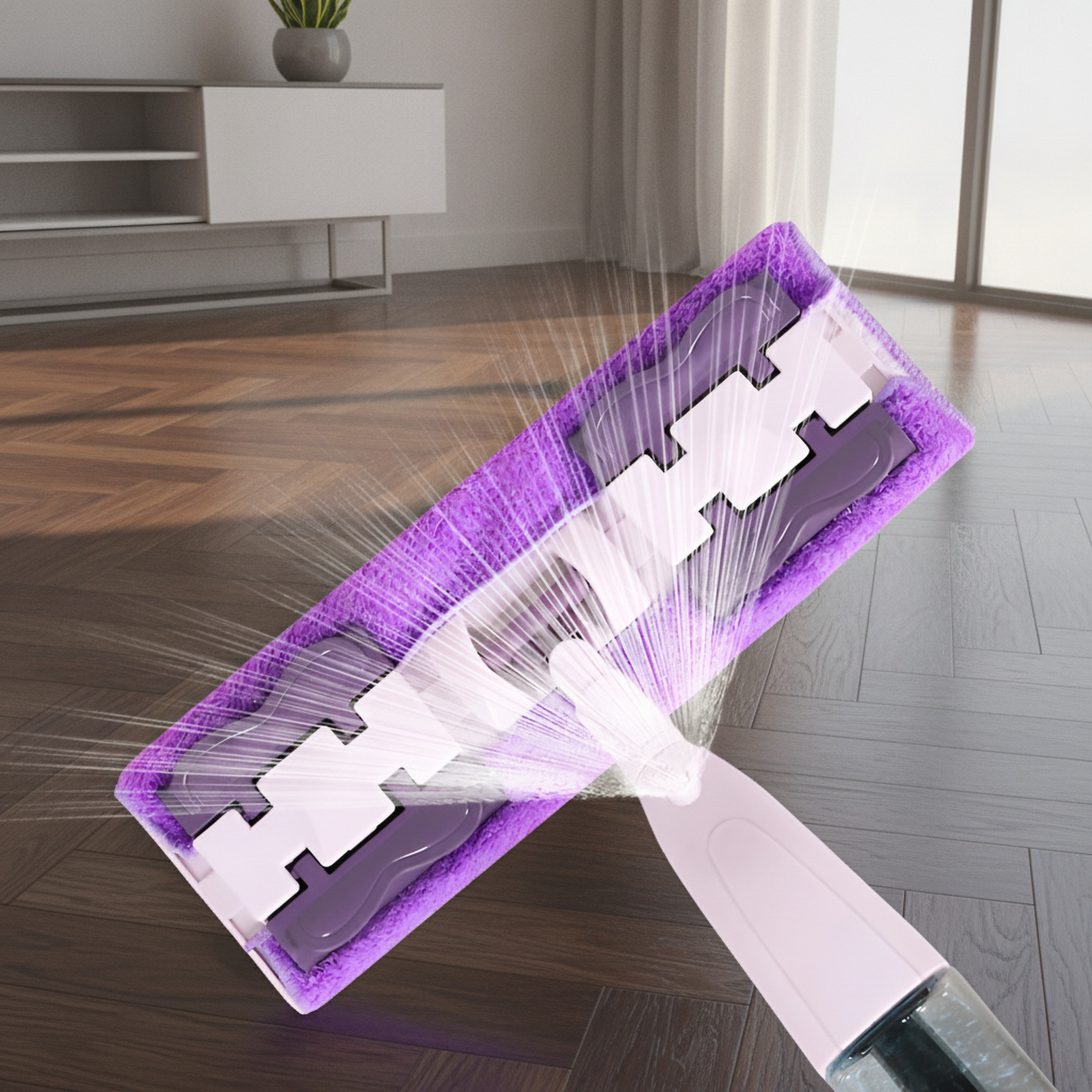 Multi-Functional Spray Large Panel Wet and Dry Mop for Home Use