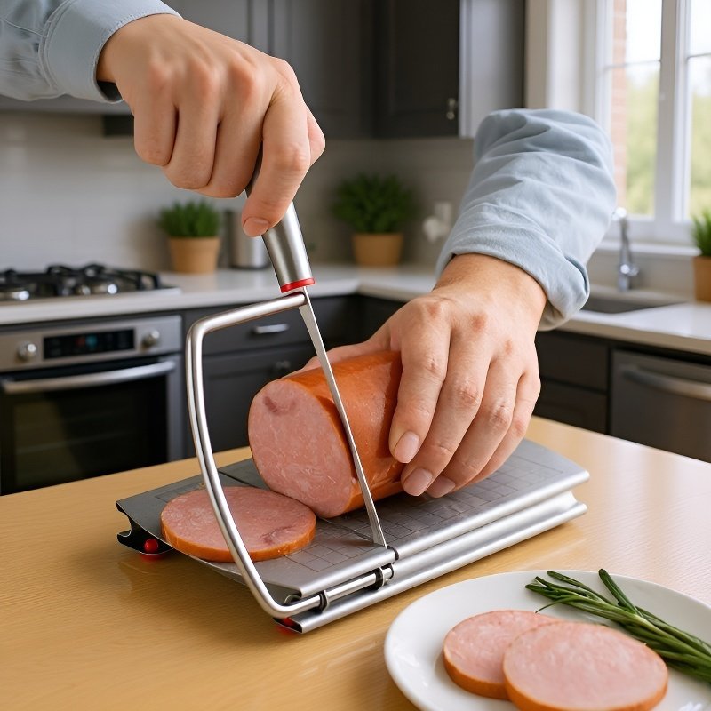  Cortador de queso de acero inoxidable con escala