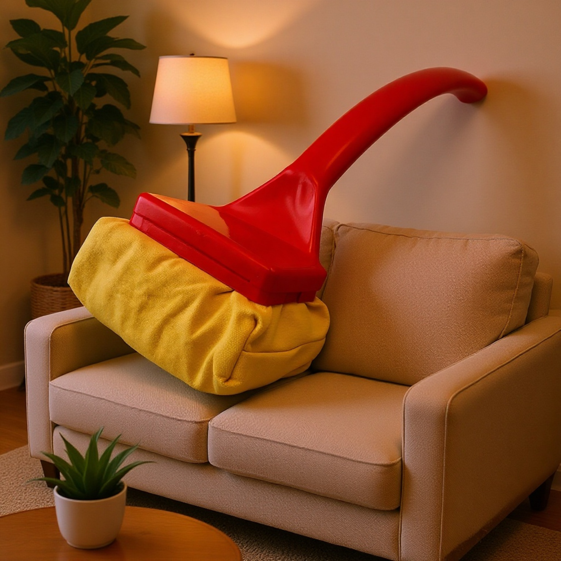 바베큐 그릴에 누적된 오염을 제거하는 청소 브러시